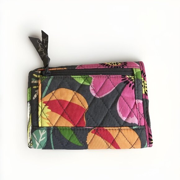 VERA BRADLEY Tri Fold Euro Wallet - Jazzy Blooms - Picture 2 of 5